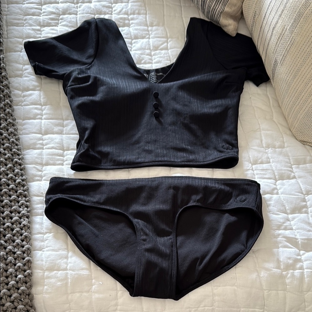 Albion Black Bikini Set Swimwear